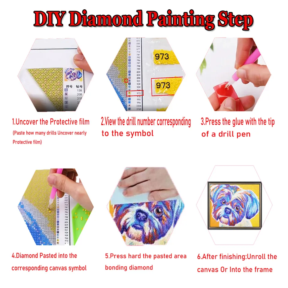 Instarry 5D DIY Diamond Painting Kit Full Drill Large Peacock Mosaic