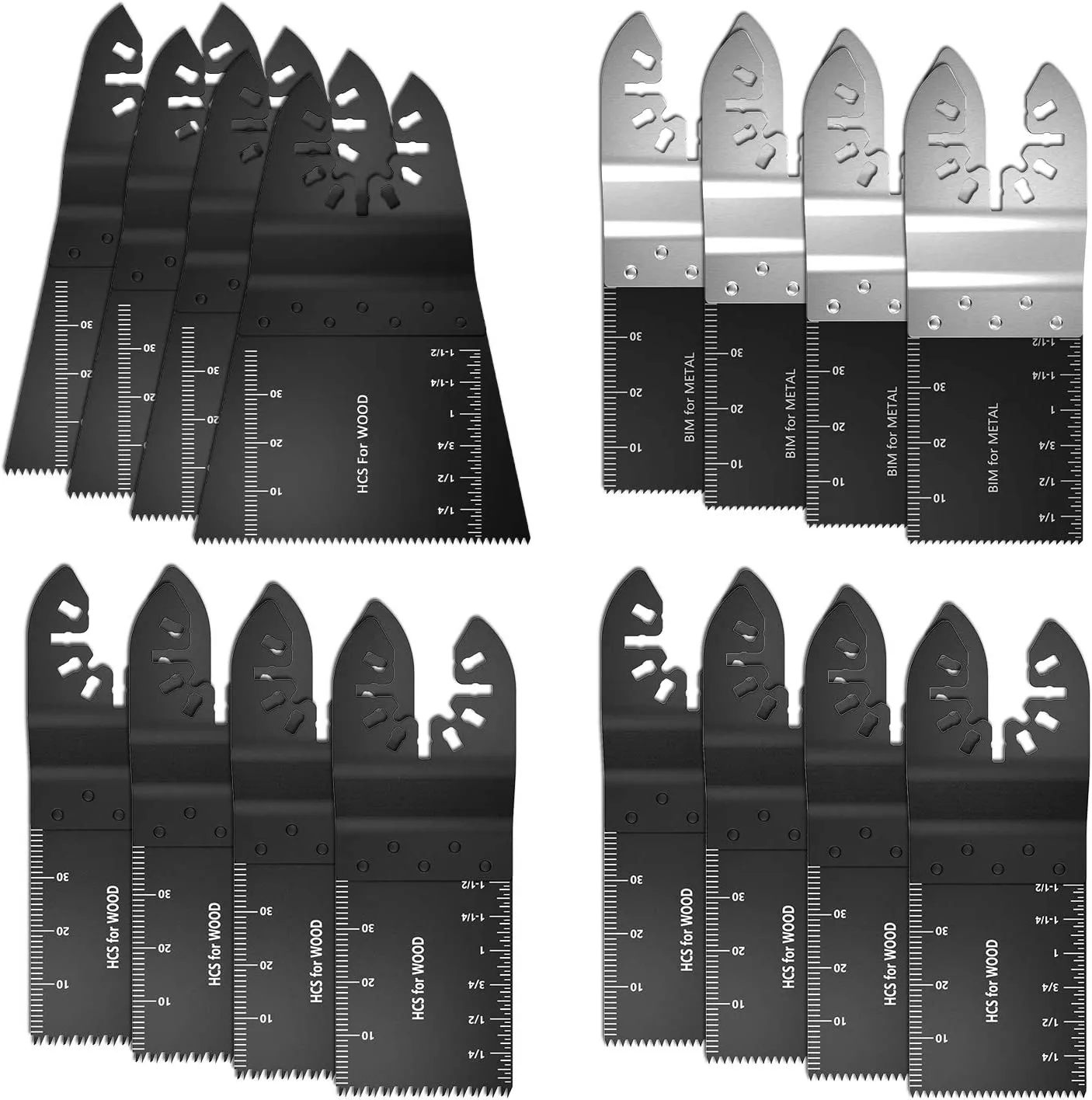 Extra-Long Oscillating Saw Blades: Sharp, Multitool Blades For Cutting