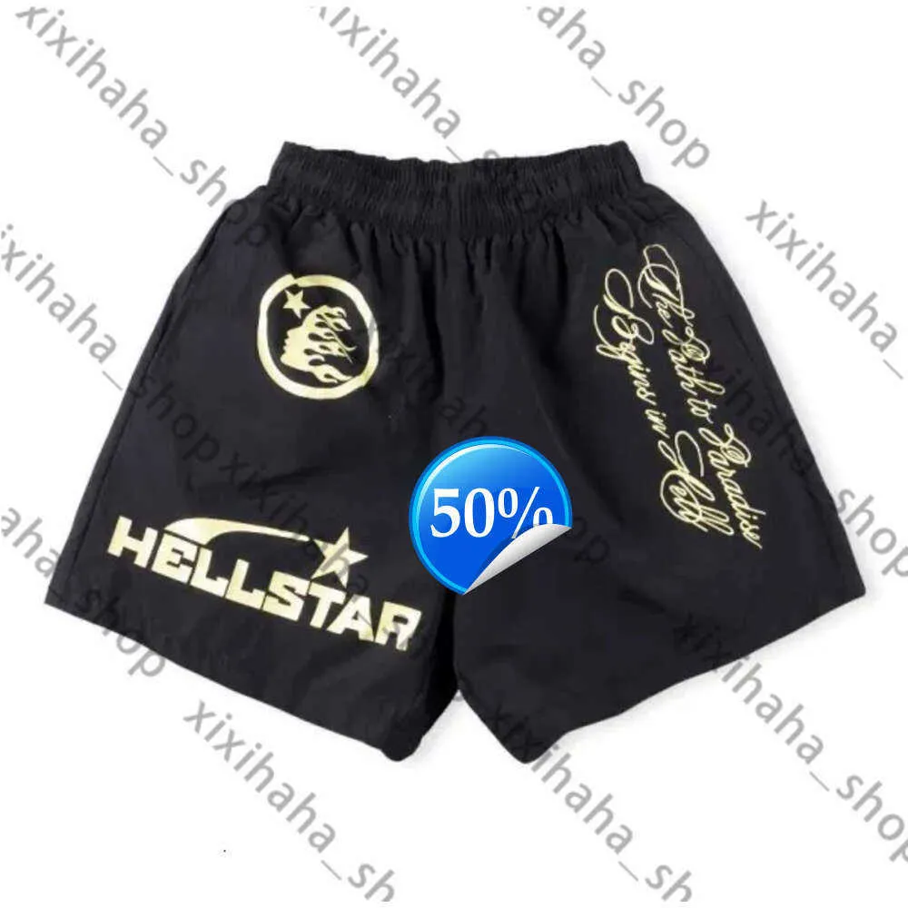 Hellstar Shorts Men Designer calças curtas Casual Beach Basual Basketball Running Fitness Fashion Star Novo estilo Hip Hop 576 189 534