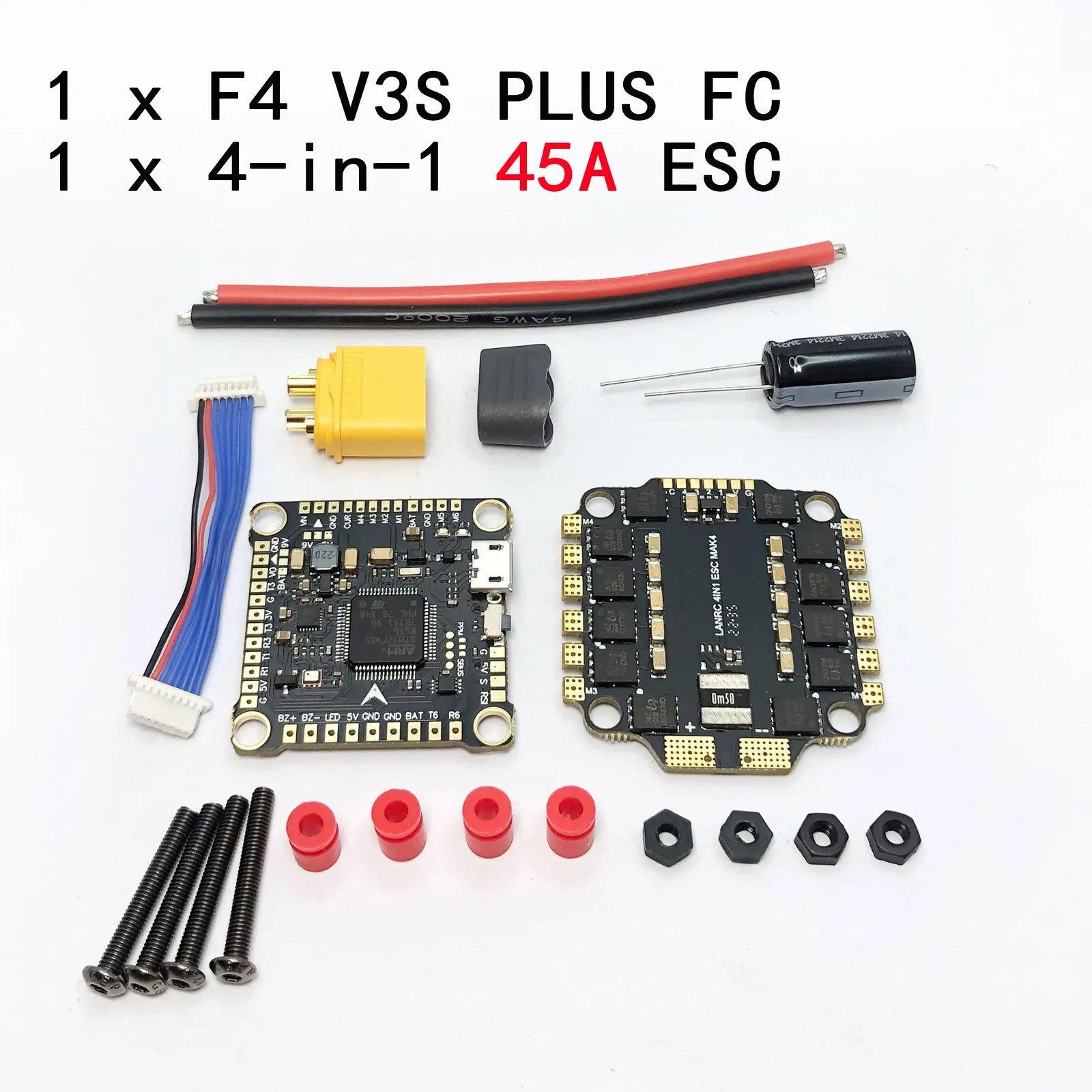 Carte Contrôleur De Vol F4V3S Ginobili INAV Betaflight - Baromètre OSD BN880 Pour Drone FPV