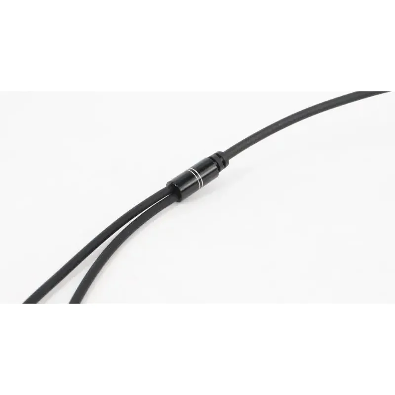 Hörlurljudslängkabel Kabel till 2 Male 3,5 mm Jack Splitter -adapter med mikrofon Aux -kabel för telefon Mp3 Audio Aux