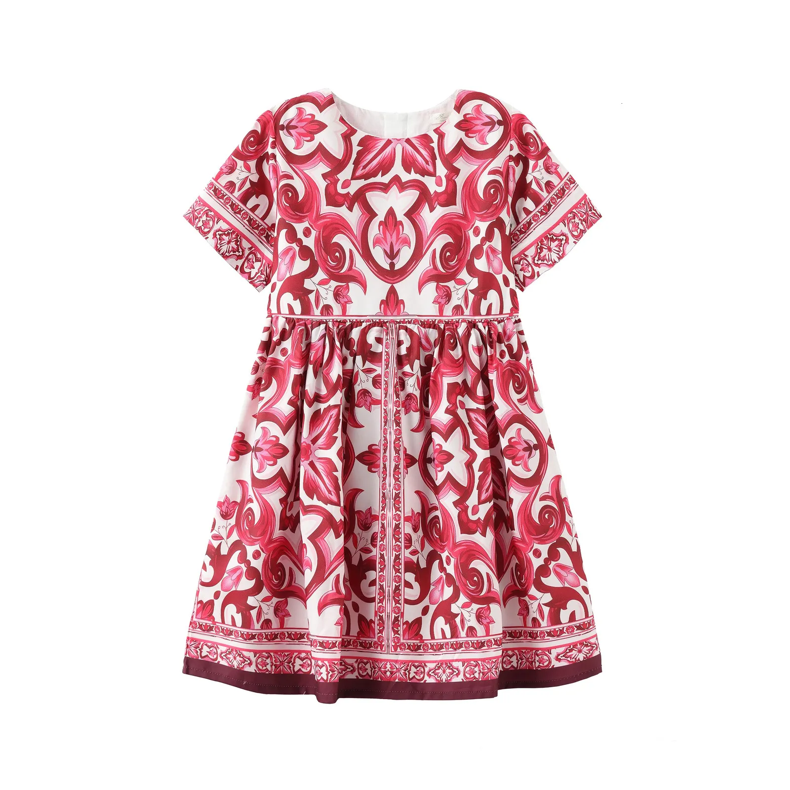 2024 Дизайн детские платья для девочек одежда без рукавов детская одежда