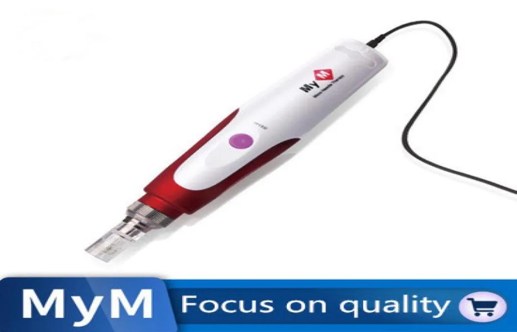 MYM Electric Microneedle Roller Pon Elektrische Derma Stempel Dermapen Mikro -Nadel -Therapie Mikroadel MYM Derma pen5460003