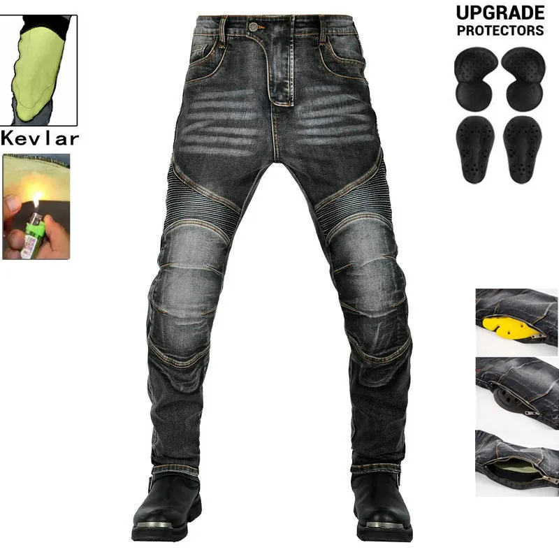 Retro Aramid Motorcycle Jeans For Men Chainsaw Protective Pants For Riding Touring And Motocross With Kevlar Inlay From Ddmyapr 57.19 DHgate.Com