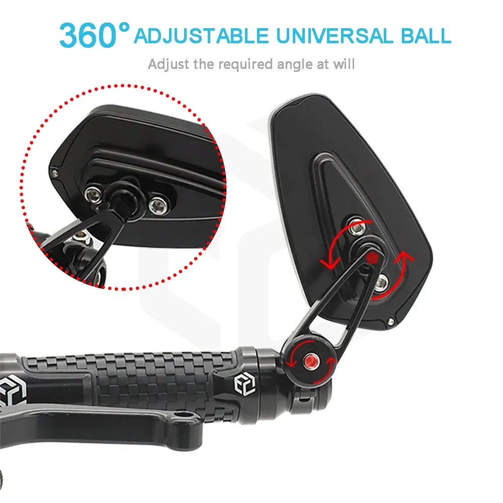 DHgate.com:CNC Aluminum Motorcycle Side Mirrors, Bar End