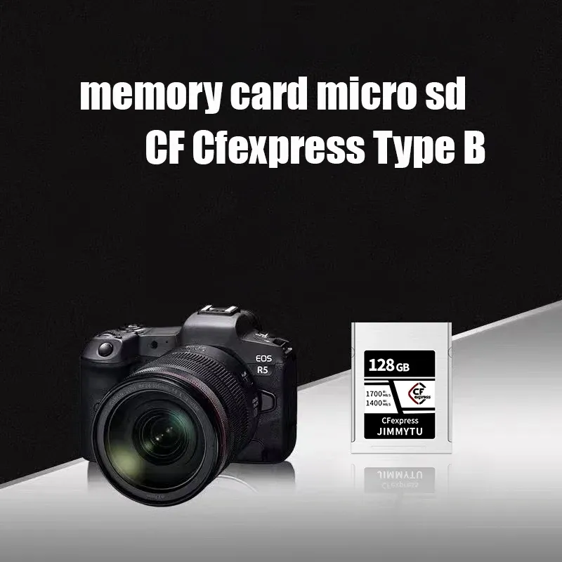 Karty CFexpress Karta pamięci typu B 128 GB Duża prędkość dla kamery CF CFExpress Type B Obsługa Nikon Panasonic Camera 4K