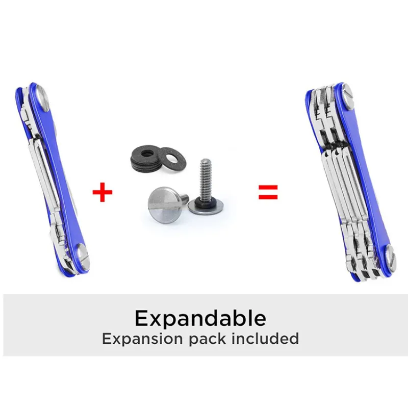 Porte-clés Compact Métallique Minimaliste - Key Organizer Pour Regrouper Tes Clés - Neuf