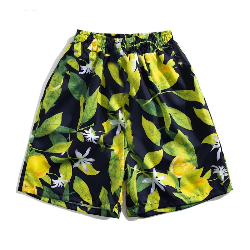 Europe and the United States cross-border foreign trade direct supply 3D digital printing men's beach shorts Hawaii_voghion.com