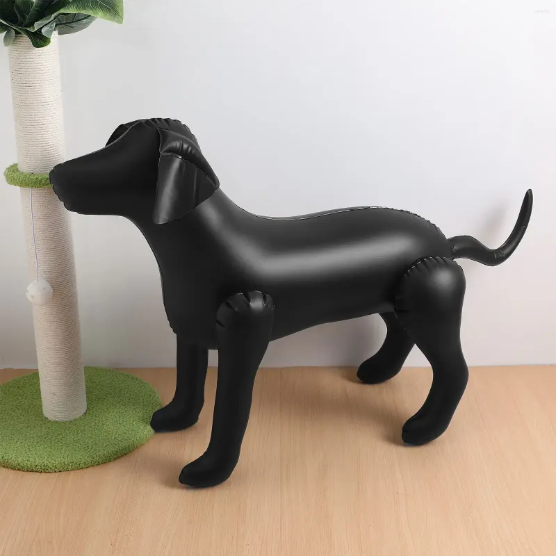 Hundkläder 1pc PVC Mannequin Standing Position Modeller Petshop Display för klädkrage Pet Toys Model