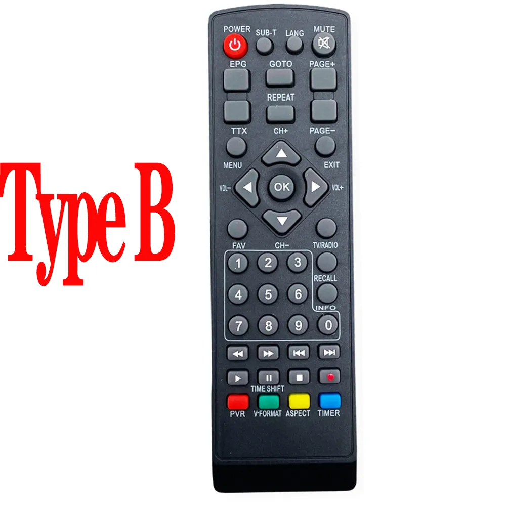 Universal tv remote for DVB-T2 TV Box and Tuner
