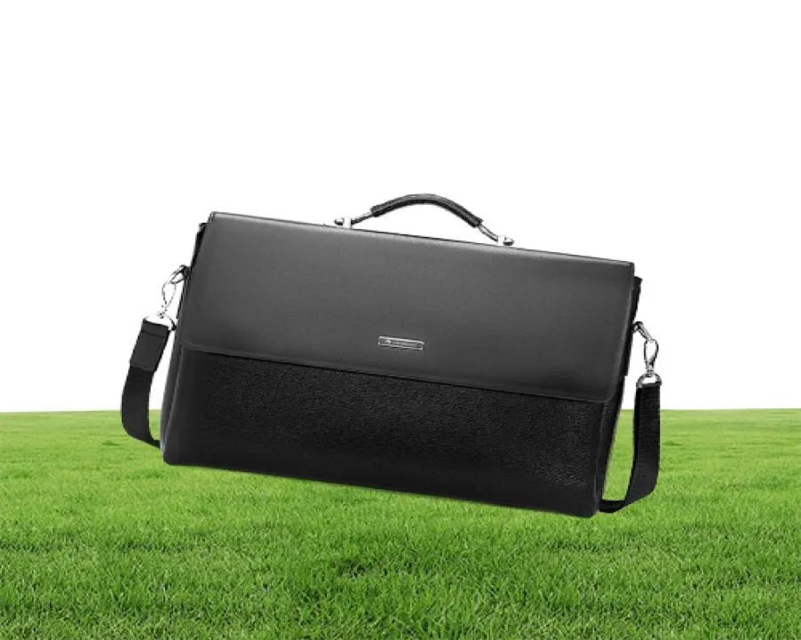 Business Men Portcase Leather Laptop Handbag Casual Man Bag For Lawyer Shoulder Bag Man Office Tote Messenger9370120