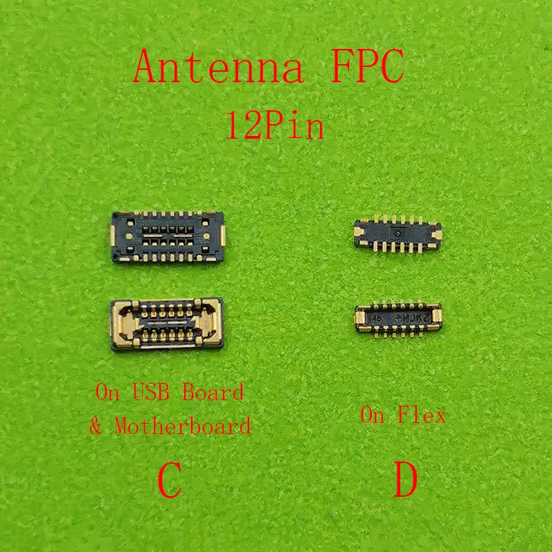 Original для Samsung S23 Ultra Plus 5G S23U S918 S916 S911 B U Батарея ЖК -дисплей USB Зарядка Wi -Fi Antenna FPC разъем FPC