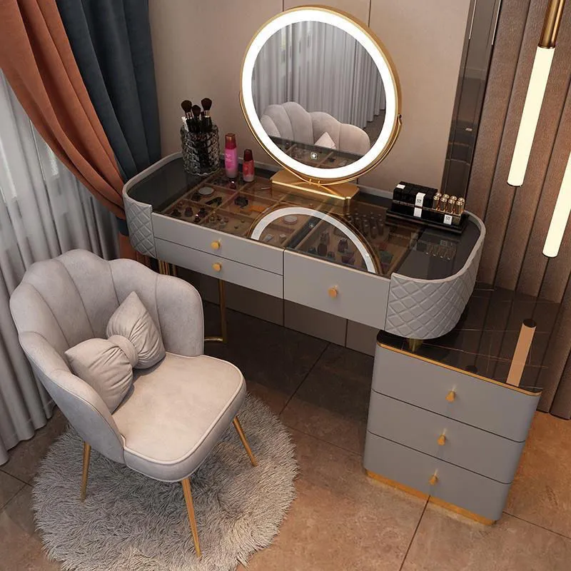 Nordic Makeup Vanity Table with Mirror and Wooden Frame Minimalist Modern Dressing  Table for Bedroom Furniture from Dhgate Bedroom Furniture - price 495.49