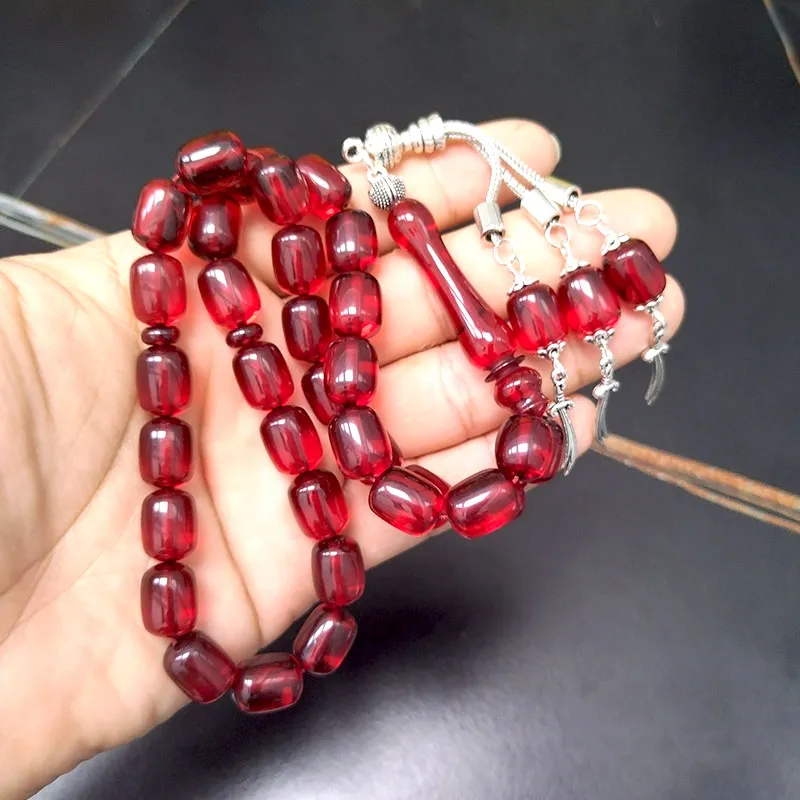 Rosario Islamico 99 Perle: Bracciale E Collana Pieghevole In Legno, Regalo Perfetto Per Ramadan E Festività - 5