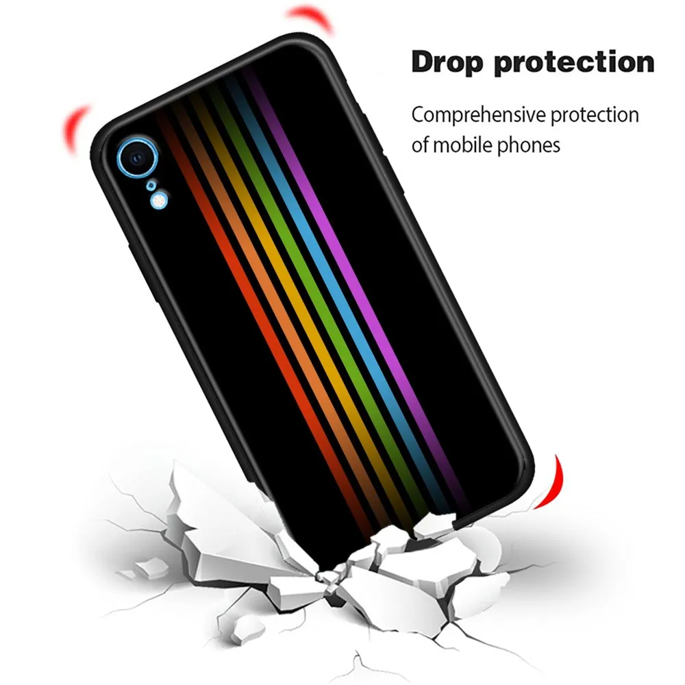 Coque My-Kase Pour Galaxy S24 Ultra - Drapeau Gay Pride Rainbow Grunge - Silicone - Noir - Coque