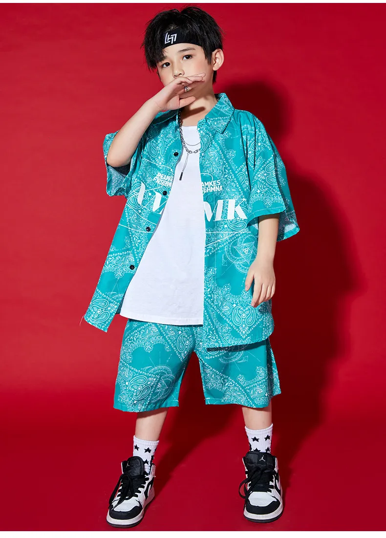 Summer hip hop outfit for Kids: Oversized T-Shirt and Shorts