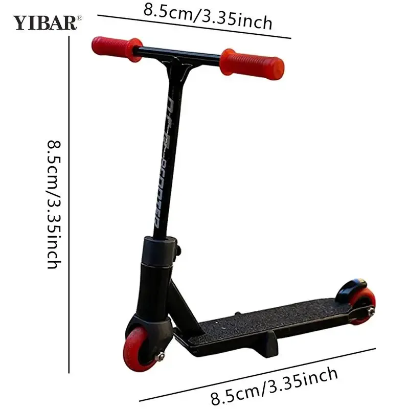 1 مجموعة من ألواح Scoater Scaterboards مع أحذية السراويل وأدوات Scooter Toy Mini Skateboard Finger Toy للهدية