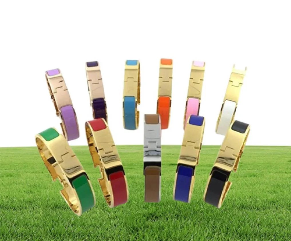 Fashion Titanium Bangle Steel plaqué 14k bracelet Langcai français adapté aux femmes 039