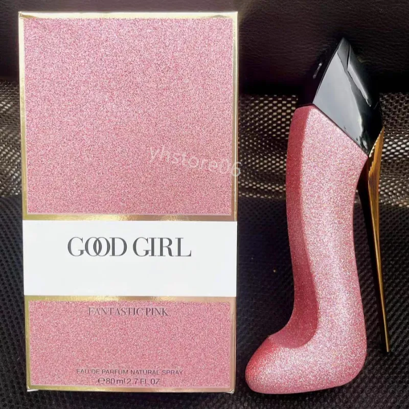 Nouveau design Femmes célèbres Perfume parfum fille 80 ml Glorious Gold Fantastic Pink Collector Edition Black Red Heels Fragrance Long durable Charmant Ship Fast