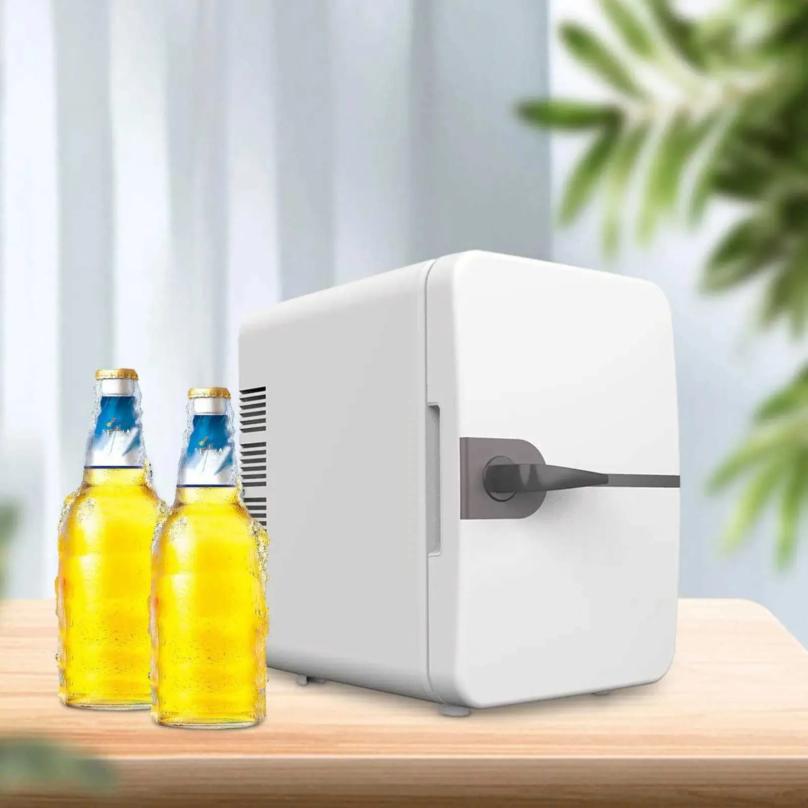 6L Thermoelectric Mini Fridge, Single Door Cooler and Warmer, 30W