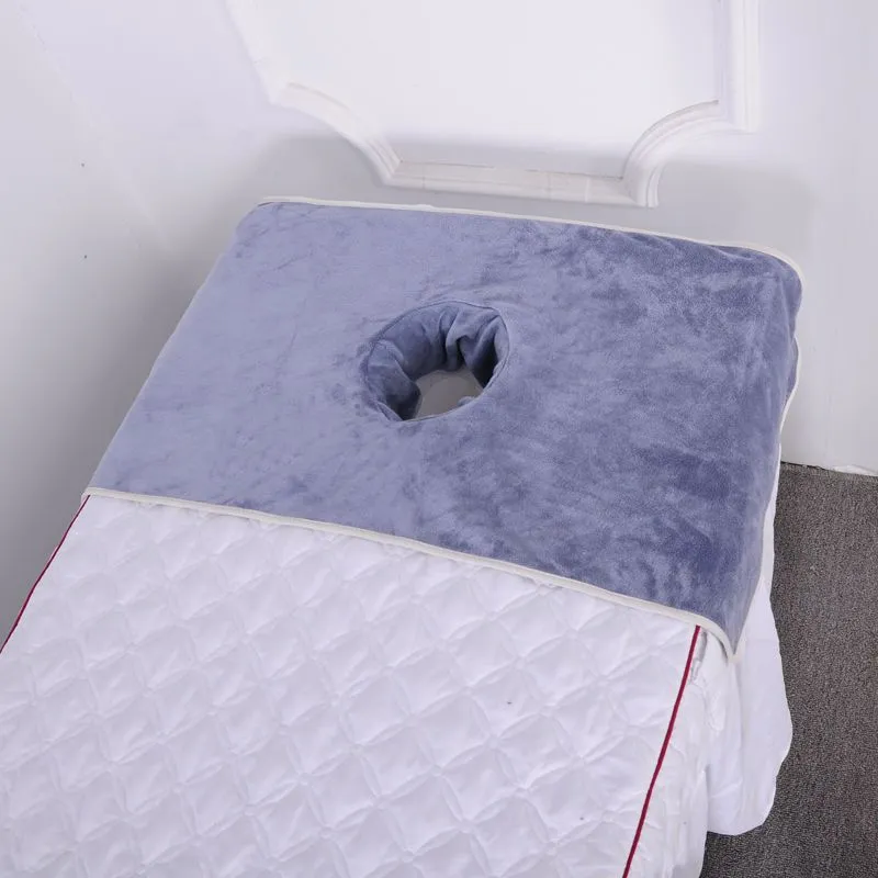 LDLCYCN White,180 * 60cm(R), Waterproof Massage Bed Cover With Face Hole Oilproof Massage Fitted Sheet With 360° Full Wrap Beauty Massage SPA Couch Cover For Spa Beauty Salon Machine Washable
