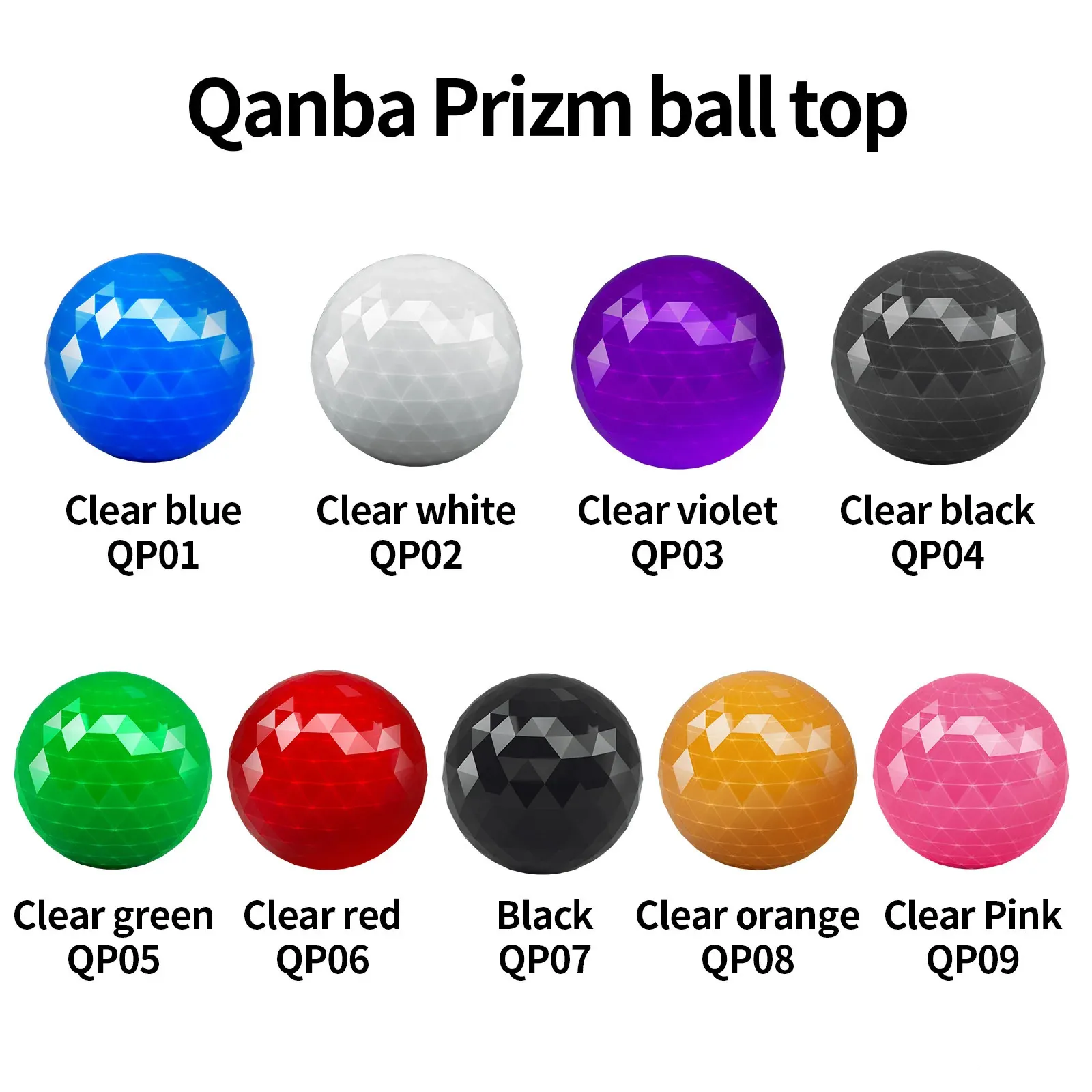 Qanba Prizm 35 mm Balltop Dome Ball Joystick Top Ball Accessory Arcade Joystick DIY Zestaw 240410