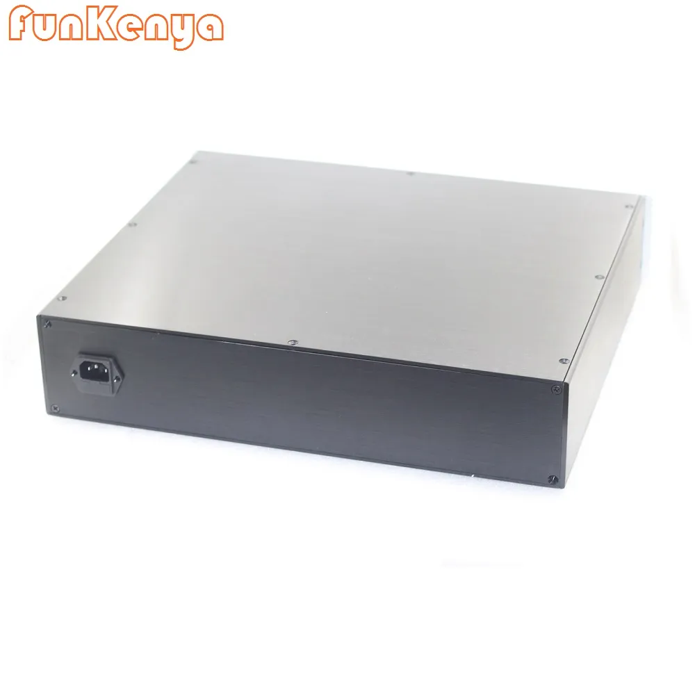 Full Aluminum Brushed Metal Enclosure / Mini AMP Case/ Preamp Box/ PSU Chassis E - Foto 7