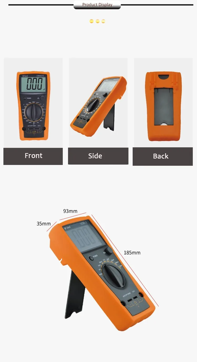 Sinometer Dm4070 DHgate.com:Vici DM4070 Digital Bridge LCR Meter 20H Inductance 2000uF ...