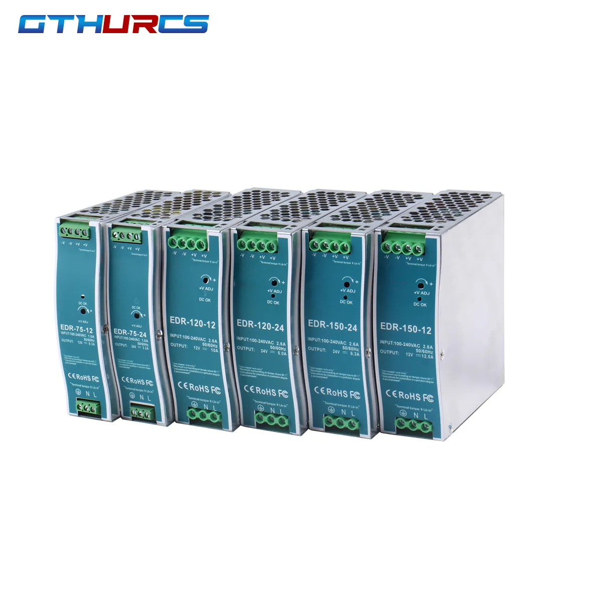 EDR 75 Industrial Mini AC/DC Din Rail Power Supply ... From Ddmyearth ...