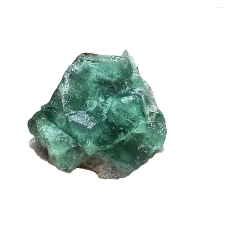 Dekorative Figuren natürlicher Quarzkristallgrün Fluorit Rough Stone Originalerz -Exemplar Juwel zum Verkauf