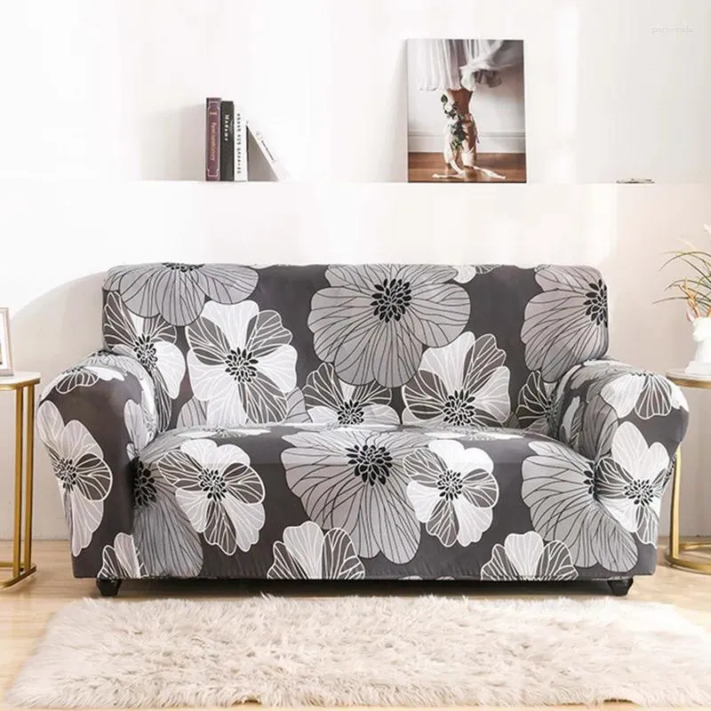 Stol täcker modernt polyesterhörn soffa täcker geometriska elastiska slipcover hemstolens fåtölj för enstaka två tre