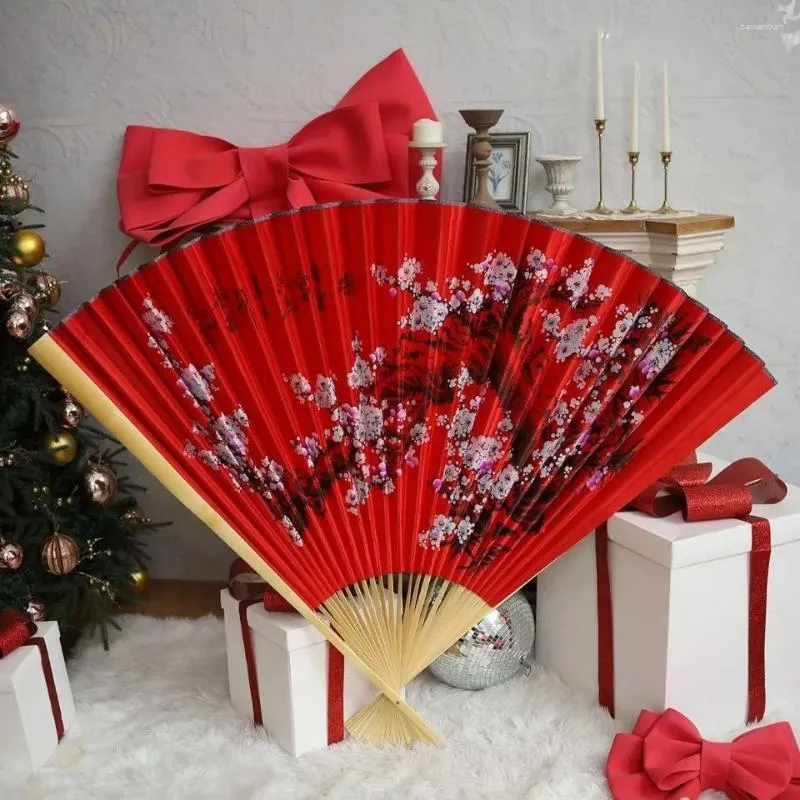 Dekorativa figurer Giant Fan Pography Props Decoration Home Furnishings Folding Hanging Wall Craft