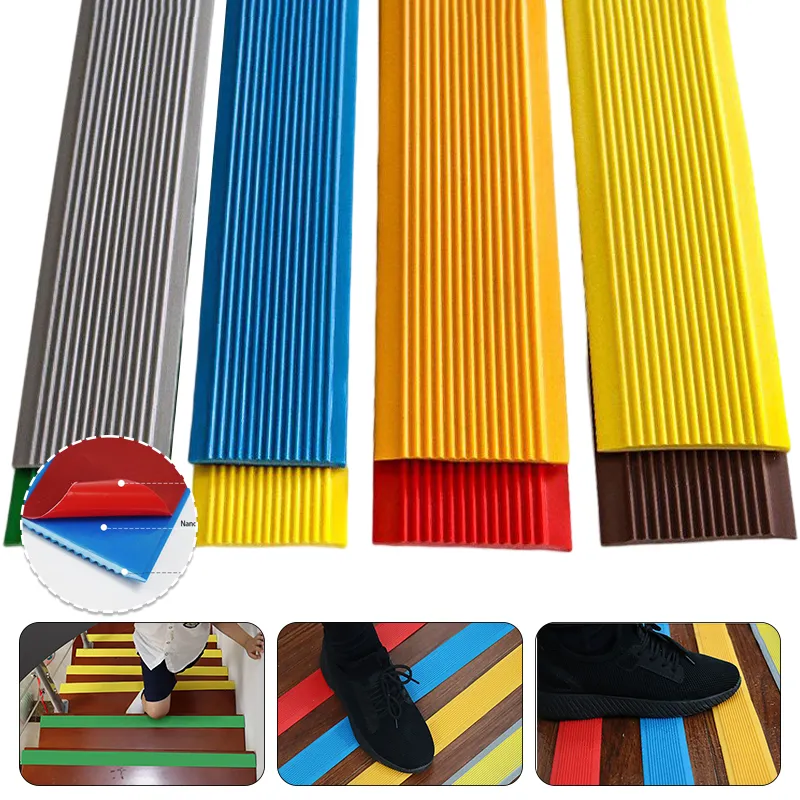 3 Meter Self-adhesive Stair Tape Floor Stickers PVC Safety Floor Tiles Tape Waterproof Bathroom Floors Ground Sealing Strip