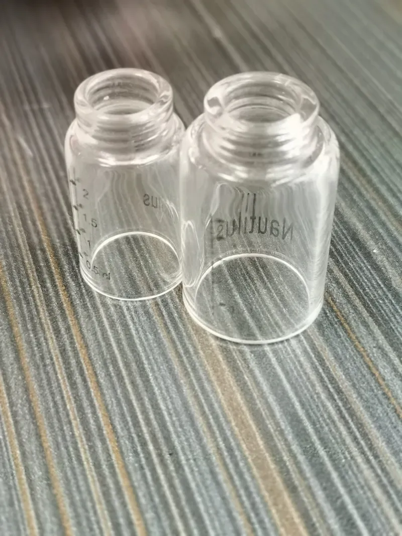 Nautilus Mini 2ML18mm Nautilus 5ML 22mm Glass Cover Cap Tube Fatboy Convex Clear Replacement Bulb Tubes For Tank Atomizer VAPE Glassomizer Vaporizer