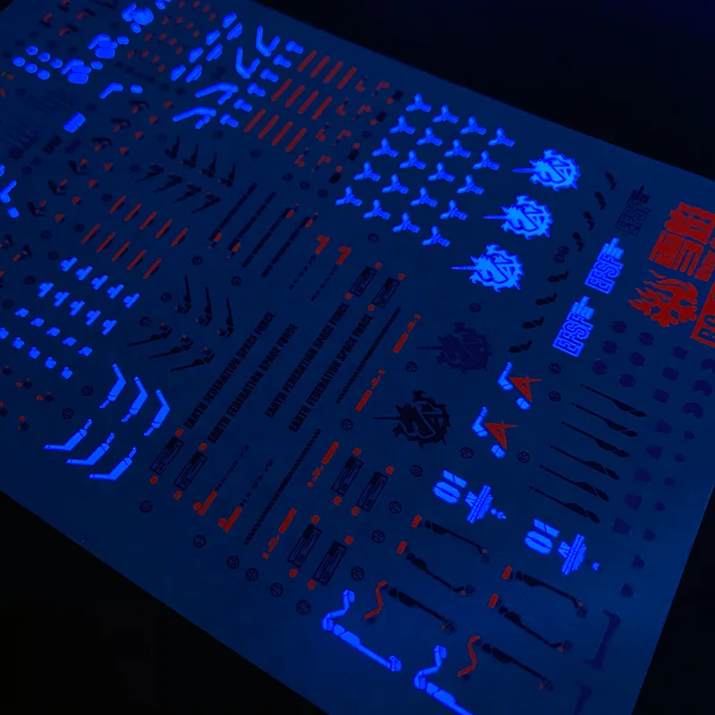 Water Slide stickers and decals Tool for 1/144 RG Hi-NU Stickers ...
