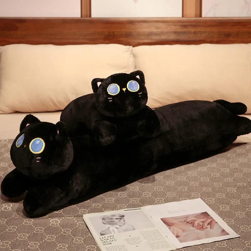 Chat noir peluche jouet en peluche chaton