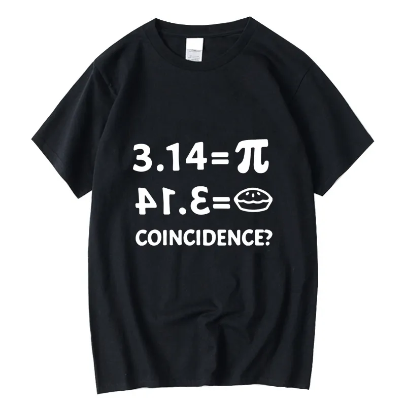 Interesting Mathematical Formula Design PrintingStreetwear Men Tshirt Casual Loose O-neck T Shirt Tops Graphic Short Sleeve Tee