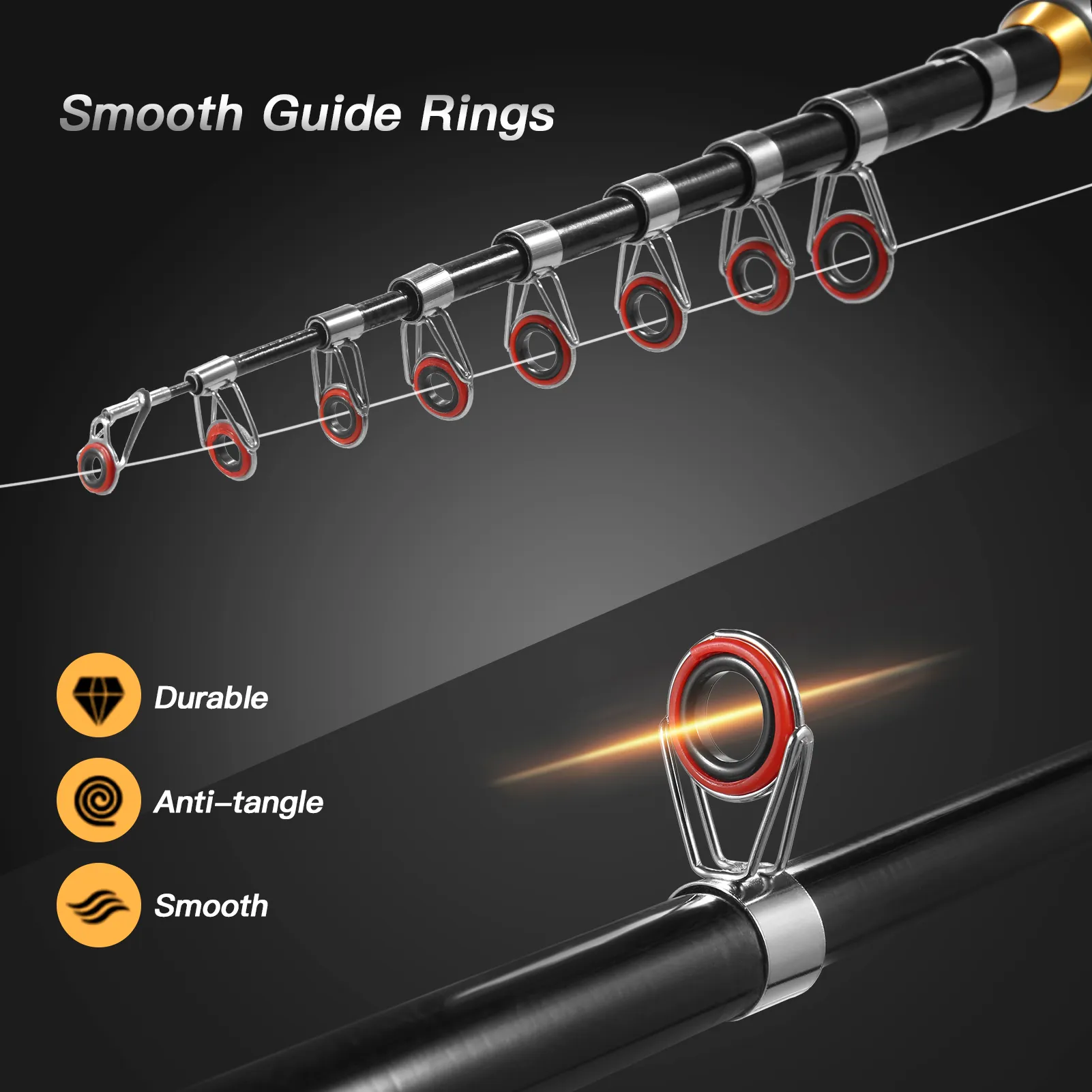 anti tangle fishing poles and Carp Terminal Connect Tapered Sleeves Replacement 9km-dwlife FREE cast time after time Blue Camo No Tangle Fishing