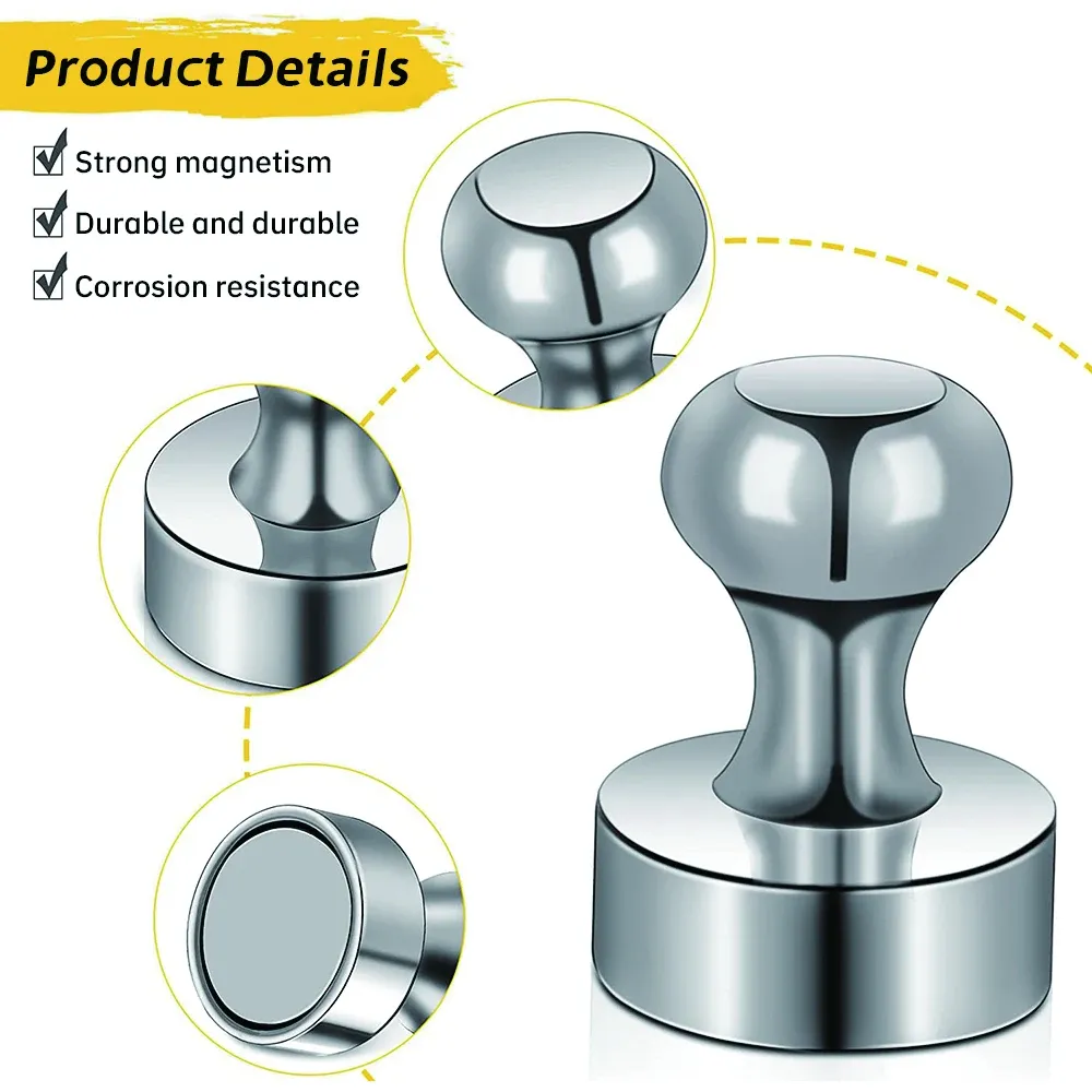 3 ~ 12 шт. Супер сильные магнитные толкатели неодимий -магнит -магнитные магнитные магниты присоса