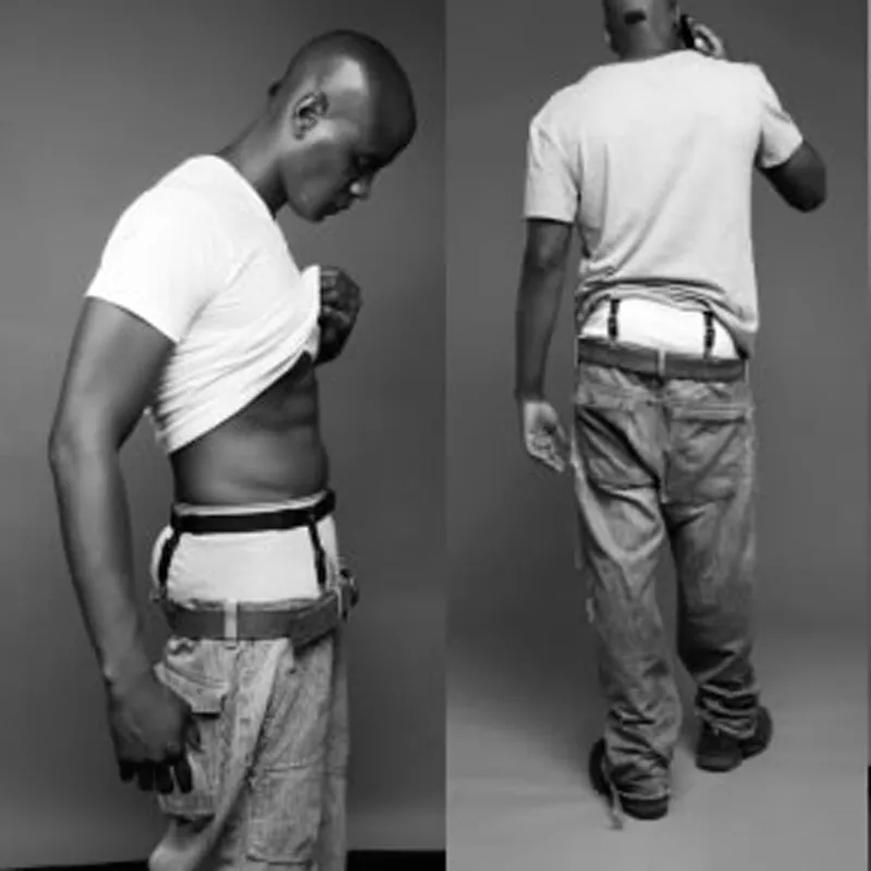 EagleKu Hot Selling Unisex Elastic Waist Belt with Garter Suspender Clip Stocking Pants Holder Strap