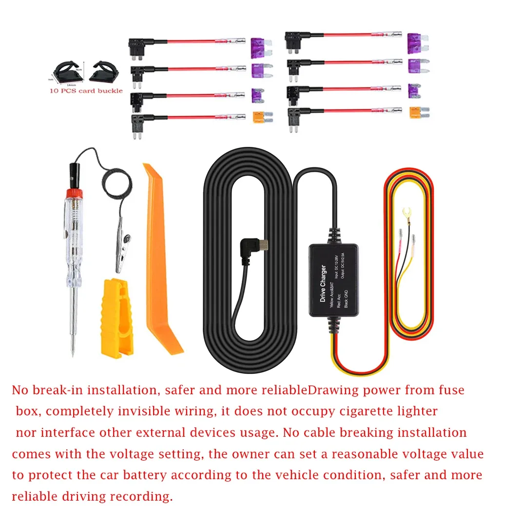 70mai Hardwire Kit UP04 Cable, Parking Surveillance Power Line for 70MAI Hardwire Kit X200 Omni 360° 24H Parking Monitor, with Low Voltage Protection 70mai Hardwire Kit UP04 Cable, Parking Surveillance Power Line for 70MAI Hardwire Kit X200 Omni 360° 24H Parking Monitor, with Low Voltage Protection