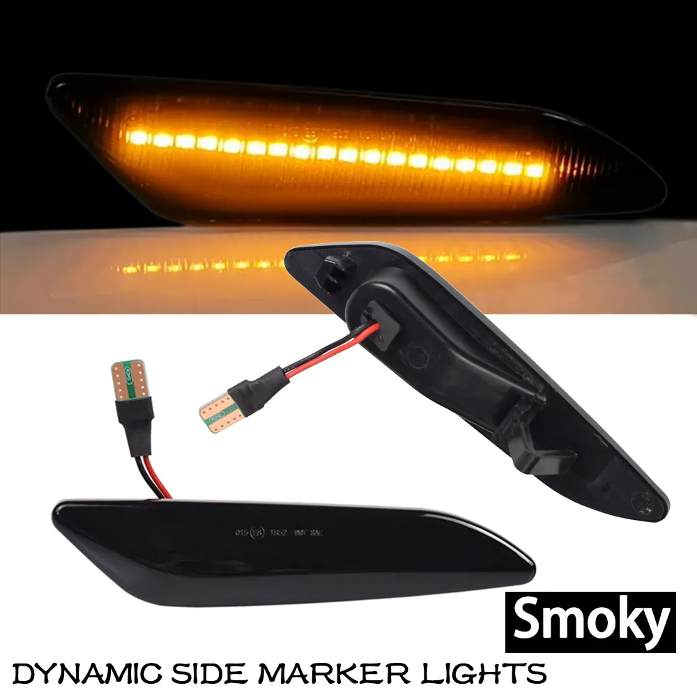 Led Car Indicators LED Traffic Signal Light Bulbs, Dynamic Side Marker Lights - Arrow Turn ...