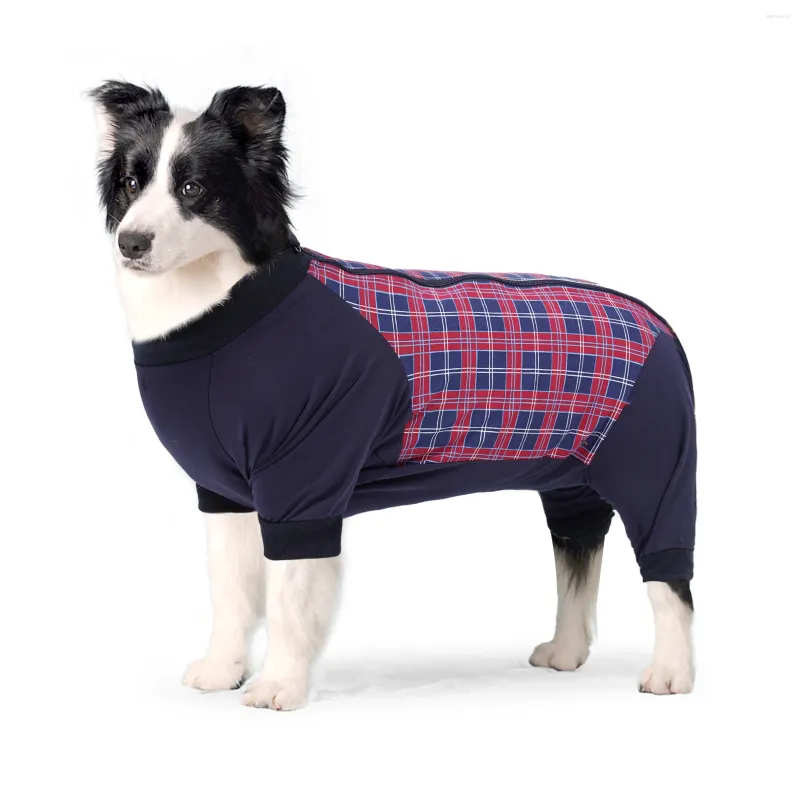 Traje de recuperação de vestuário para cães para cães spay spay flexível posta