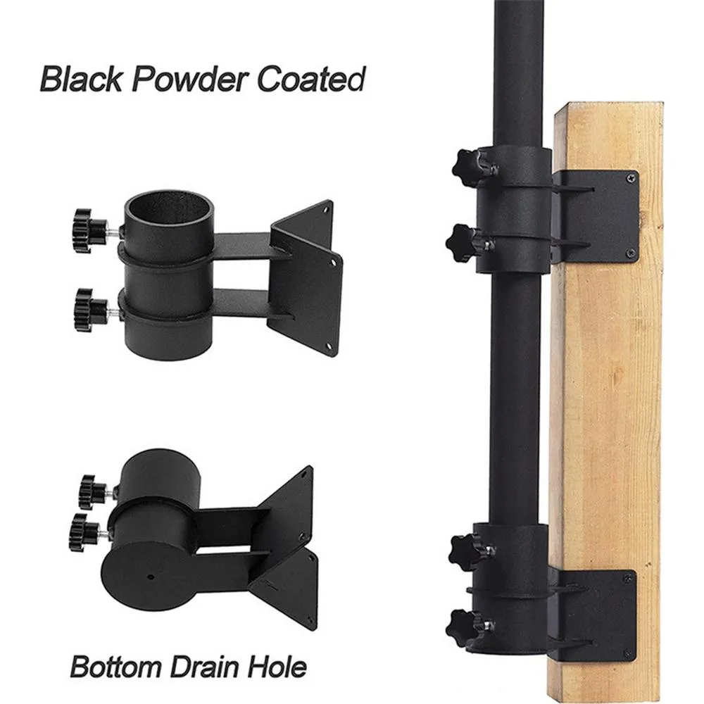 Dolibest Heavy Duty Steel Patio Umbrella Holder – Adjustable, Welded & Space-Saving (2-Pack)