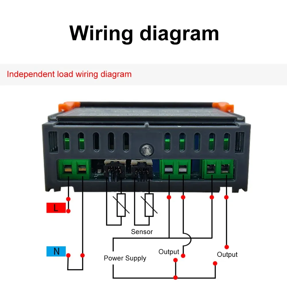 STC-3029/STC-3030 DC 12V 24V AC 220V Podwójna cyfrowa wilgotność Higrometr inkubator detektor wilgotności gleby