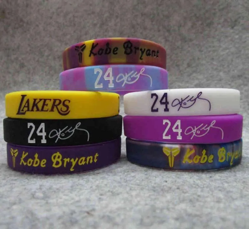 10 pezzi di bracciali siliconici Sport per i giocatori di basket per bambini Braccialetti uomini Fitness Bands5480070