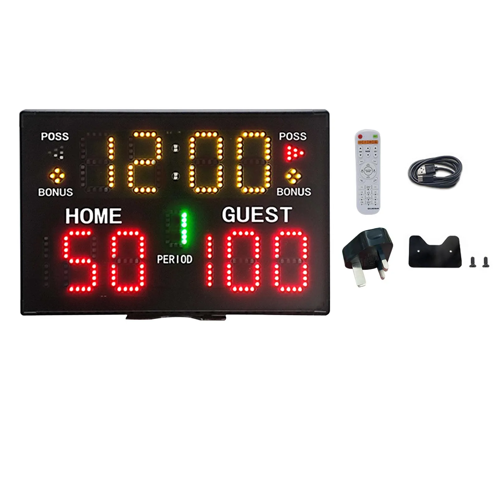 Tableau de bord numérique électronique multifonctionnel pour le football de judo de basket-ball