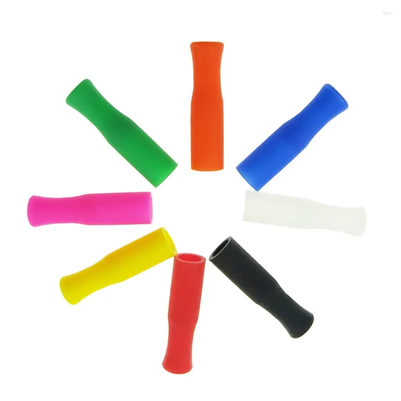 Disposable Cups Straws 35 Pcs Leak Proof Tumbler Silicone Straw Tips Dust-proof Stainless Steel Glass