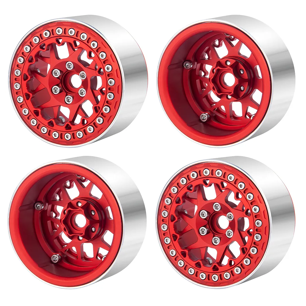 DHgate.com:AXSPEED 4PCS 2.2 Metal Beadlock Wheels Hubs for