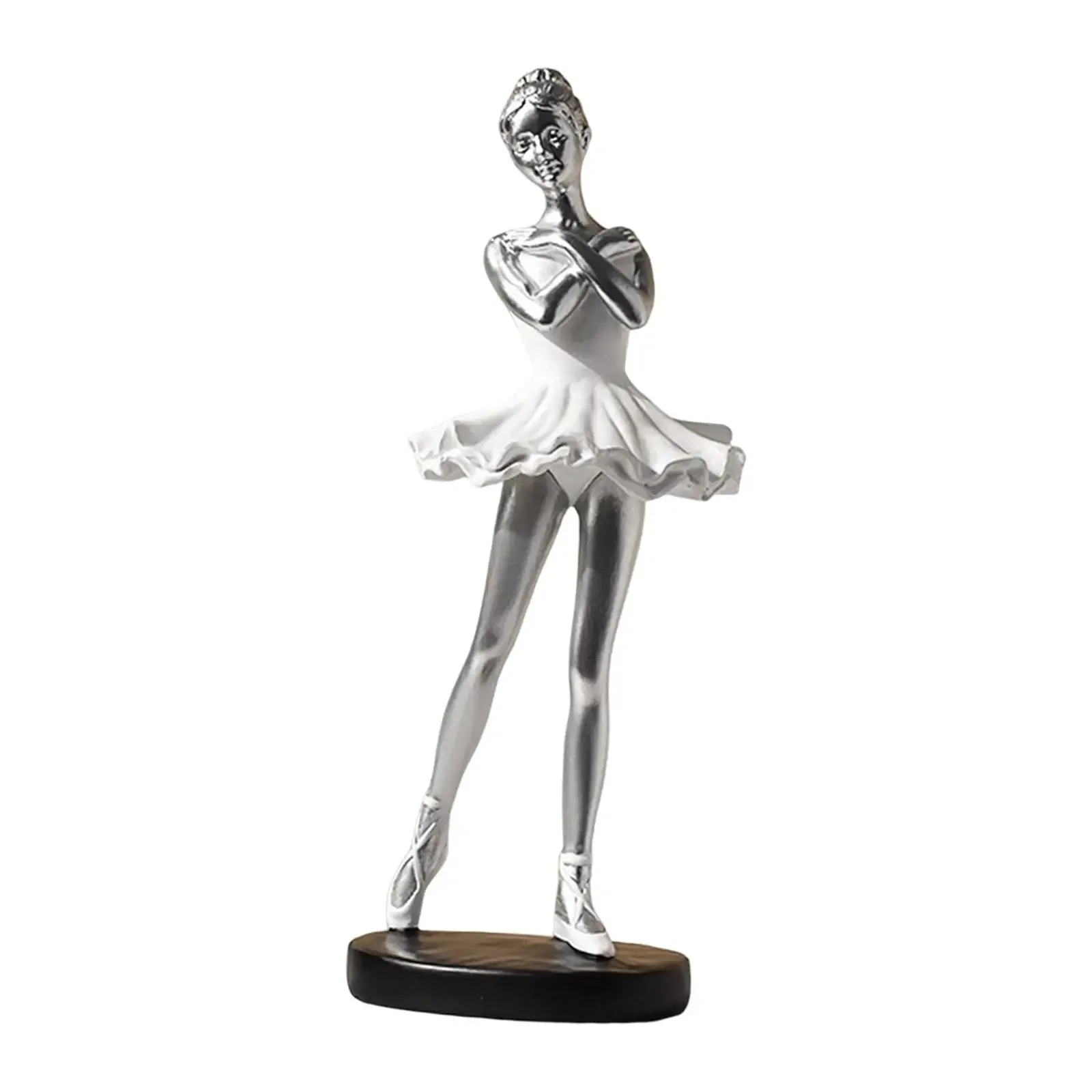 Ballerina Statues Figurines Resin Girl Figure Display Dancer Sculpture